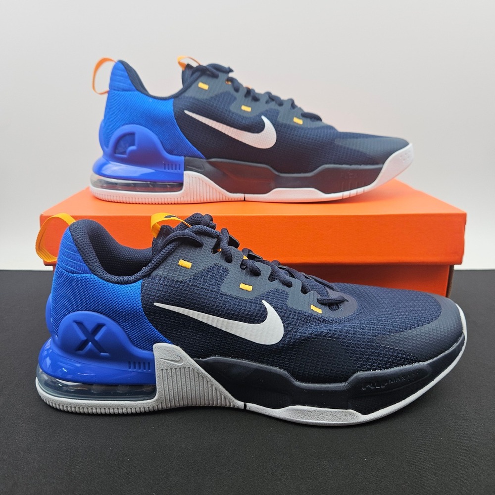 Nike Air Max Alpha Trainer 5 Mens Obsidian White Racer Blue DM0829-401 Size 12